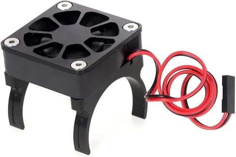RC car Components Compatible with Traxxas for TRX4 for TRX6 for Axial for SCX10 II III PRO 1/10 RC Car Parts CNC Aluminum Heatsink for 540 550 Motor(Red) in Saudi Arabia