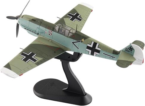 Hobby Master | 1:48 Scale Diecast Military Aircraft Replica | BF 109E-4 Franz von Werra II:JG-3, Sept 1940 | Model HA8722 in Kuwait