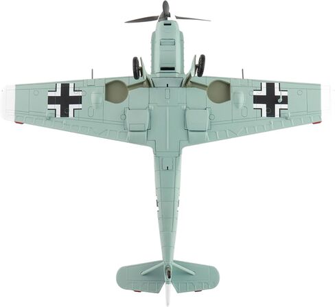 Hobby Master | 1:48 Scale Diecast Military Aircraft Replica | BF 109E-4 Franz von Werra II:JG-3, Sept 1940 | Model HA8722 in Kuwait