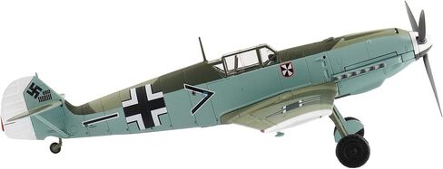 Hobby Master | 1:48 Scale Diecast Military Aircraft Replica | BF 109E-4 Franz von Werra II:JG-3, Sept 1940 | Model HA8722 in Kuwait