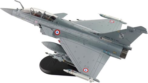 Hobby Master | 1:72 Scale Diecast Military Aircraft Replica | Rafale B Opertaion Chammal 104-10, French Air Force, Dec 2015 (with 2 x Scalp Missiles) | Model HA9611 in Kuwait
