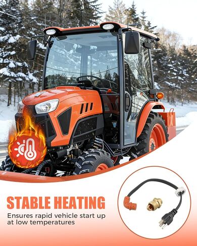مجموعة سخان كتلة 70000-73274 مناسبة لنماذج الجرارات Kubota B26 B20 B1550 B1700 B1750 B2100 B2620 B3030 B6200 B7200 استبدال 70000-91510 70090-32477 70090-32475 in Kuwait