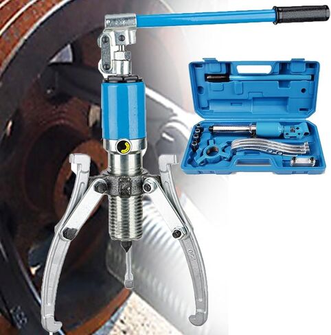 Hydraulic Gear Puller Set, 3-Jaw Bearing Puller 5T/10T/15T/20T, Heavy Duty Hydraulic Puller for Wheel Bearings, 3-in-1 Tool for Easy Removal and Installation in Kuwait