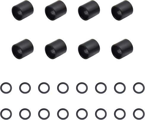 2 Set Skateboards Bearing Spacers and Washers Black Skateboard Hardware for Longboard Skateboard Bracket Wheels in Saudi Arabia