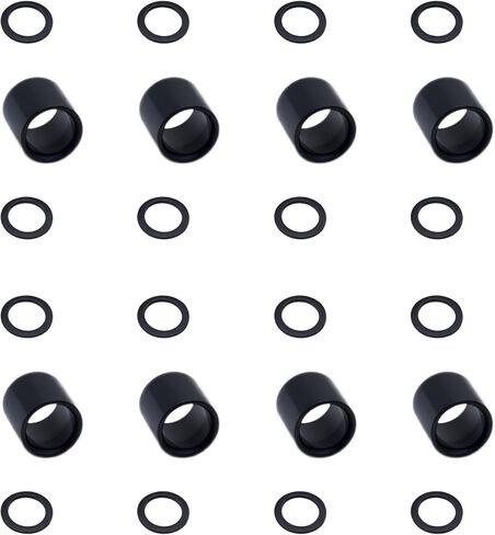 2 Set Skateboards Bearing Spacers and Washers Black Skateboard Hardware for Longboard Skateboard Bracket Wheels in Saudi Arabia