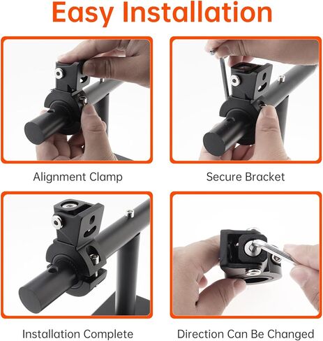 Motorcycle Light Mounting Brackets Adjustable 18-32mm Tube Clamps Spotlight Front Fork Mount,Auxiliary Foglight Bracket for Dirt Bike UTV Offroad,Fits Handlebars, Bumpers, Roll Cage, Roof Rack in Kuwait