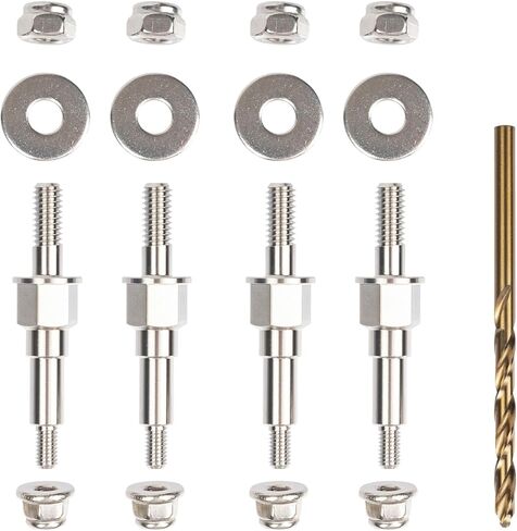 4X M3 Titanium Alloy Shock Standoff For Arrma 6S,TC4 Standoff Shocks Mount ARA330703 for Arrma 6S 1/8 Kraton/Notorious/Outcast/Talion/Typhon 1/7 Mojave/Felony/Infraction/Fireteam/Limitless AR330482-M3 in Kuwait