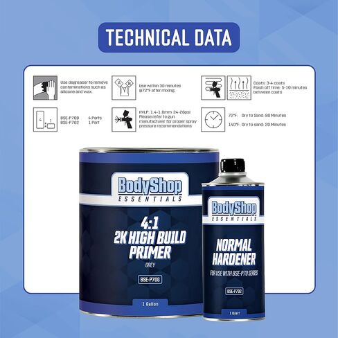 مقوي عادي لـ BSE-P70 High Build Primer - 1 كوارت in Kuwait