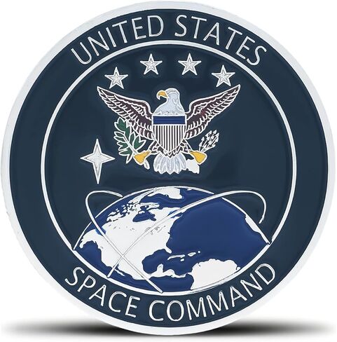 US Space Command & Space Force Challenge Coin - Collectible Gift for Military & Space Enthusiasts in Kuwait