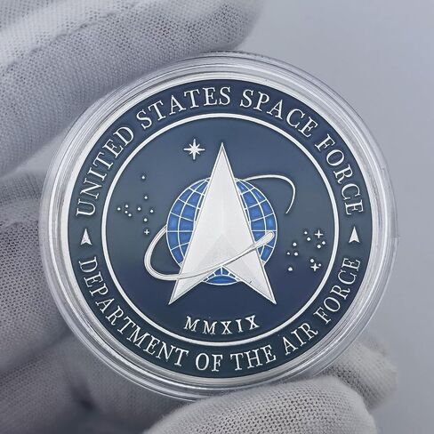 US Space Command & Space Force Challenge Coin - Collectible Gift for Military & Space Enthusiasts in Kuwait