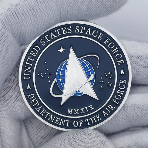 US Space Command & Space Force Challenge Coin - Collectible Gift for Military & Space Enthusiasts in Kuwait