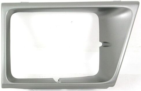 DAT AUTO PARTS Front Left Driver Side Headlight Grille Cover Bezel Replacement for 1992-1996 Ford E150 E250 350 Econoline for Sealed Beam Headlmap Silver Gray Textured Plastic FO2512141 F2UZ13064B in Kuwait