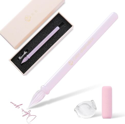 Handmade Glass Dip Pen Crystal Glass Signature Pen Suitable for Artists Adults and Teens For Writing Drawing Signing and Gift-giving in Kuwait