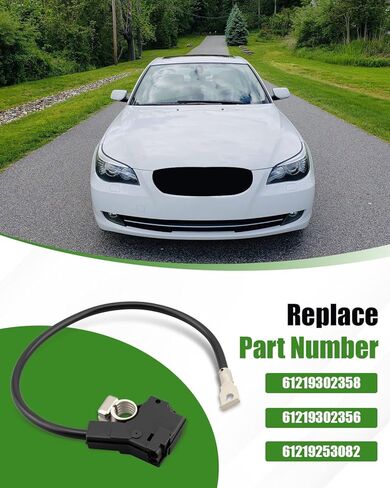 61219302358 محطة سلبية للبطارية الذكية تناسب BMW 5 6 7 Series/F18 F01 F02 F07 F10/ X1 X3 X5 X6 2009-2017 استبدال 61219302356 61219253082 in Kuwait
