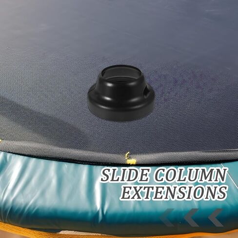 Protective Cover and Playground Slide Post Connectors, Black Adaptive Safety Ground Cover for Gym Equipment and Outdoor Play Sets, Fitness Equipment Protection Accessory in Kuwait