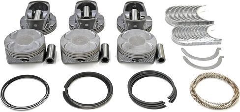 Full Piston and Rings Kit For 2011-2019 Chrysler Dodge Jeep Ram 200 Avenger Challenger Charger Durango Grand Caravan Grand Cherokee 3.6L V6 DOHC 24V Pentastar (STD SIZE) in Kuwait