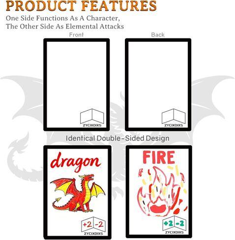 124 Pcs MTG Dice Counters Set with MTG Tokens Dry Erase Blank Cards Double-Sided All-in-One for TCG Players, Commander Decks Games Accessories in Kuwait