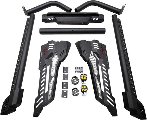 Adjustable Roll Bar for Full-Size & Mid- Size Pickup Trucks, Sport Bar Chase Rack Compatible with Dodge Ram 1500/2500/3500,Ford F-150/F-250/F-350, Toyota Tundra,GMC Sierra,Chevy Silverado,Titanra in Kuwait