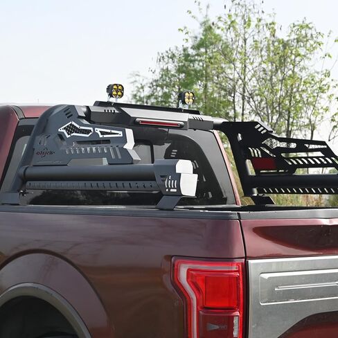 Adjustable Roll Bar for Full-Size & Mid- Size Pickup Trucks, Sport Bar Chase Rack Compatible with Dodge Ram 1500/2500/3500,Ford F-150/F-250/F-350, Toyota Tundra,GMC Sierra,Chevy Silverado,Titanra in Kuwait