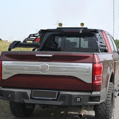 Adjustable Roll Bar for Full-Size & Mid- Size Pickup Trucks, Sport Bar Chase Rack Compatible with Dodge Ram 1500/2500/3500,Ford F-150/F-250/F-350, Toyota Tundra,GMC Sierra,Chevy Silverado,Titanra in Kuwait