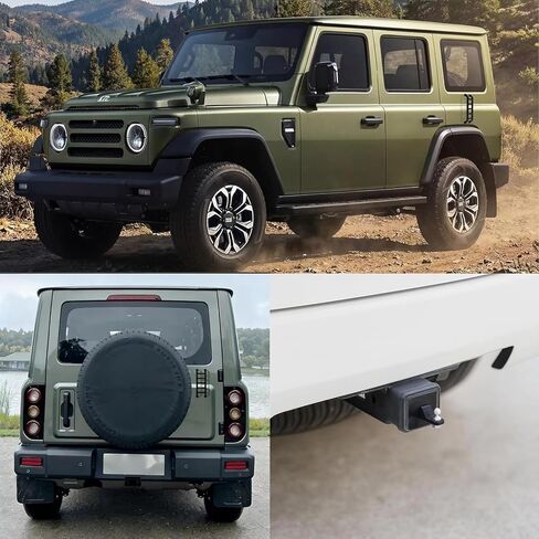 Yalikop 2 Pcs Funny Car Prank Gifts, 2 Inch Tiny Trailer Hitch Cover Widdle Wadder Little Ladder Magnet Magnetic Mini Novelty Car Gag Accessories for SUV Truck Refrigerator(Silver Hitch Ball) in Kuwait