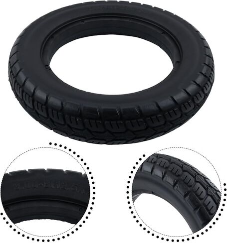 12.5x2.50 Puncture Proof Solid Tire 12-1/2X2 1/4(62-203), for E-for Bike and Electric Scooter, 12 Inch Solid Rubber Tire in Kuwait