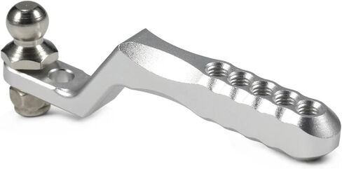 RC Cars Models for TRX4 for SCX10 II for Defender TF2 for RGT CC01 CNC Aluminum Alloy RC Tow Hitch Scale Trailer Hook for 1/10 for Rock Crawler Car Rear Bumper(Silver) in Saudi Arabia