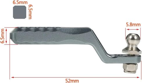RC Cars Models for TRX4 for SCX10 II for Defender TF2 for RGT CC01 CNC Aluminum Alloy RC Tow Hitch Scale Trailer Hook for 1/10 for Rock Crawler Car Rear Bumper(Silver) in Saudi Arabia