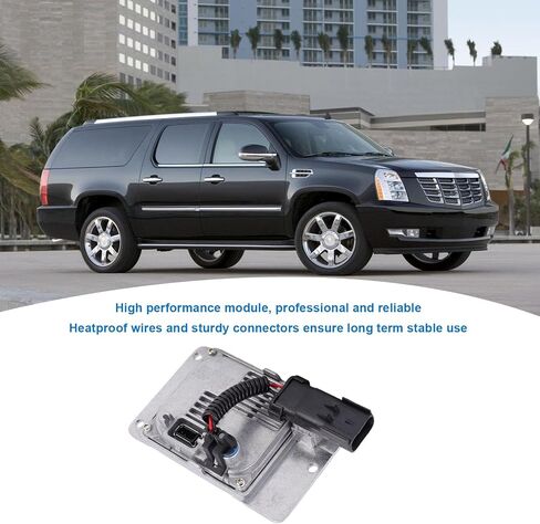 Headlight Control Module, Replacement for EXT 2003 2006 with Heatproof Wires and Enduring Connectors, Plug and Play Design OEM 12335983 19121438 in Kuwait