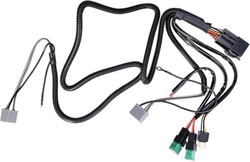 Relay Wire Harness H4 9003 Led Headlight Wiring Extension H4 9003 Headlight Relay Wiring Kit with High Heat Ceramic Plugs in Kuwait