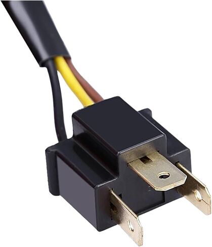 Relay Wire Harness H4 9003 Led Headlight Wiring Extension H4 9003 Headlight Relay Wiring Kit with High Heat Ceramic Plugs in Kuwait