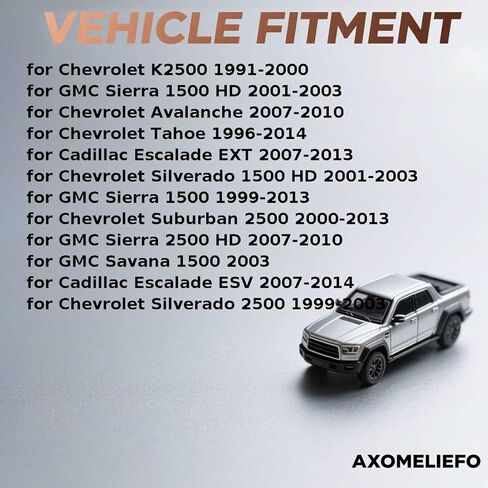 حشية علبة النقل لسيارة GMC Sierra 1500 1999 2000-2018 لسيارة شيفروليه سيلفرادو 1500 1999-2018 تناسب شيفروليه سيلفرادو 2500 HD 2001-2010 تناسب أفالانش، تاهو 2007-2009 قطعة واحدة in Kuwait