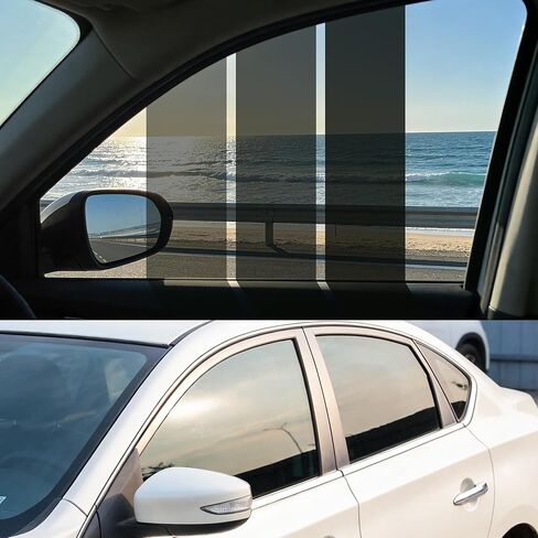 LYPUMSO 15% VLT Ceramic Car Window Tint Film - 20in x 20ft Privacy Anti-Glare & Heat Reduction Window Tint for Cars, 99% UV IR Blocking, Premium Scratch-Resistant Removable Tint Roll for Auto & Home in Kuwait