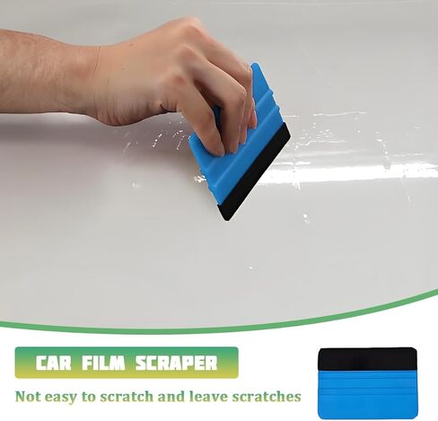 13PCS/Set Car Window Tint Tools Kit, Vehicle Glass Protective Film Installation Set, Automotive Window Film Tinting Wrap Application Tool Accessories, Universal Fit in Kuwait
