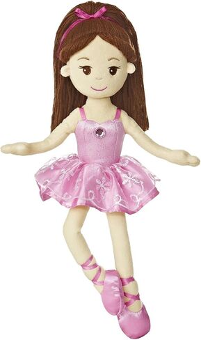 Aurora World Brunette Ballerina 14.5" Plush in Kuwait