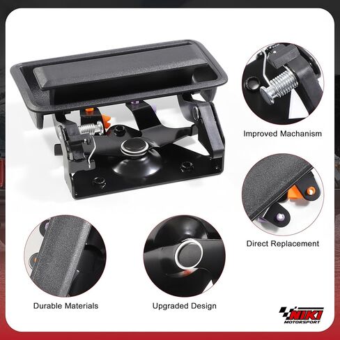 Tailgate Handle Latch and Bezel Trim，Nikimotorsport Tailgate Assist Compatible with 1988-2002 Chevy & GMC C/K 1500/2500/3500，Tailgate Handle OEM# 76105,77077,15991785,15991786 in Kuwait
