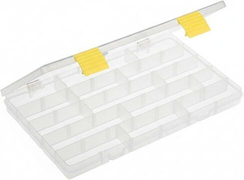 Plano Stowaway Box with Adjustable Dividers, Clear, 2361000, One Size in Saudi Arabia