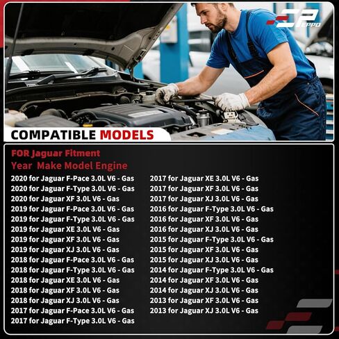 أنبوب سخان مياه مبرد المحرك الخلفي LR075991 لسيارة جاكوار XJ XE XF F-Type F-Pace رينج روفر سبورت/ديسكفري/فيلار LR4 3.0L V6 2013-2020 شاحن فائق استبدال LR122710 AJ814053 in Kuwait