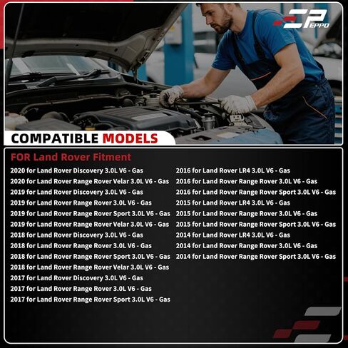 أنبوب سخان مياه مبرد المحرك الخلفي LR075991 لسيارة جاكوار XJ XE XF F-Type F-Pace رينج روفر سبورت/ديسكفري/فيلار LR4 3.0L V6 2013-2020 شاحن فائق استبدال LR122710 AJ814053 in Kuwait