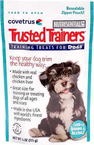 NutriSentials Trusted Trainers Training Treats for Dogs - Soft Dog Treats for Small, Medium & Large Dogs - Chicken Flavor - 3 Pack - 4 oz in Saudi Arabia