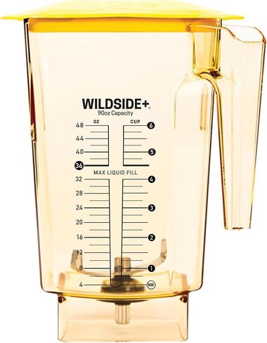 Blendtec 90 oz WildSide Jar, Commercial Grade - Five-Sided Replacement Blender Jar - Compatible with Blendtec Blenders - 36 oz Blending Capacity - Blue in Saudi Arabia