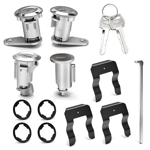 Ignition/Door/Trunk Lock Set Compatible with Ford Mustang 1967 1968 1969 Replaces C7AZ-6222050-MK in Kuwait