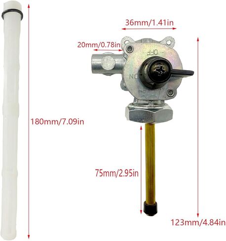 Fuel Petcock Valve Compatible with Honda Shadow Aero VT750C2 VT750CA VT750C2F 2007-2009 VT750C Gas Tank Switch Replace 16950-MEG-023 in Kuwait