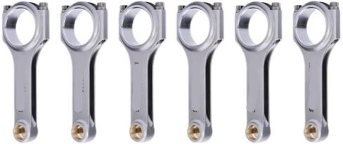 Connecting Rods 135mm EN24 Shot Peened Floating Pin Compatible with 328i 528i E36 E46 M52B28 Engines in Kuwait