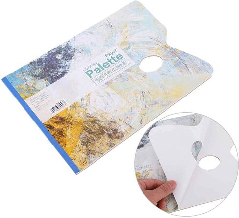 Pongnas Professional 25 Sheets Pad for Gouache Oil Acrylic Painting - Size, White in Kuwait