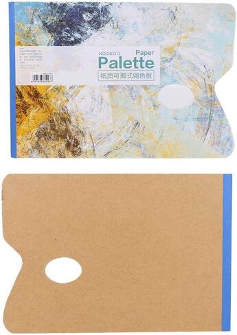 Pongnas Professional 25 Sheets Pad for Gouache Oil Acrylic Painting - Size, White in Kuwait