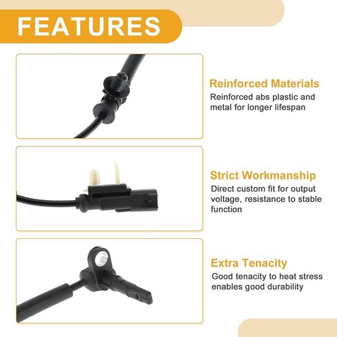 ABS Wheel Speed Sensor No.23251374 Rear Left Right ABS Sensor Anti-lock Braking System Sensor for Buick Envision 2016-2017 L4 2.0L in Kuwait