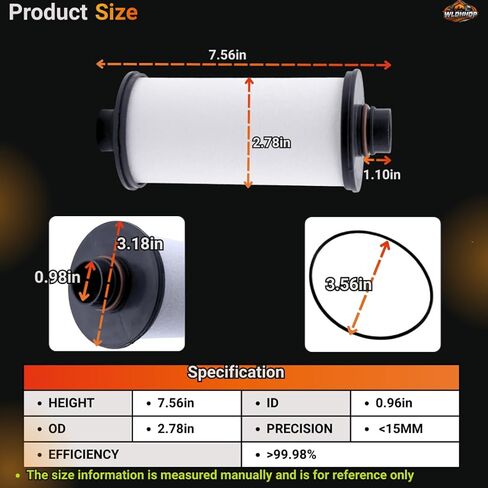 600-333-3900 6003333900 مرشح تنفيس علبة المرافق متوافق مع كوماتسو PC138US-10 PC138US-11 PC88MR-10 PW118MR-11 PW98MR-10 WA100M-7 WA80M-7 in Kuwait