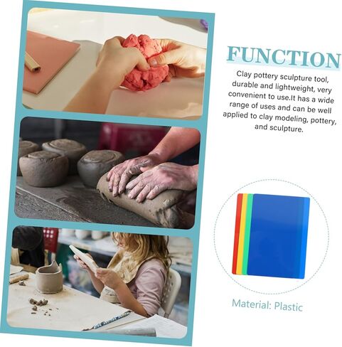 4pcs Plasticine Backing Board Handmade Craft Mat Boys and Girls Painting Station Non-Toxic Easy Clean in Kuwait