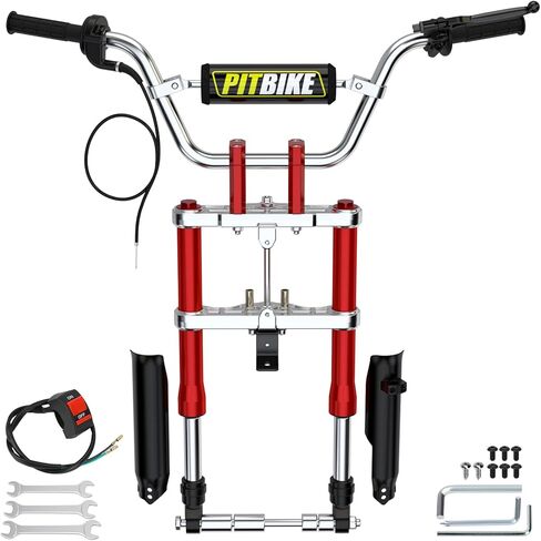 طقم تعليق الشوكات الأمامية المقلوبة للدراجة الصغيرة لاستبدال Monster Mega Moto MMB80 MMB105 80cc 105cc GMB100 Coleman CT100U Baja DB30 Motovox MBX10 MBX11 Minibike Parts in Kuwait